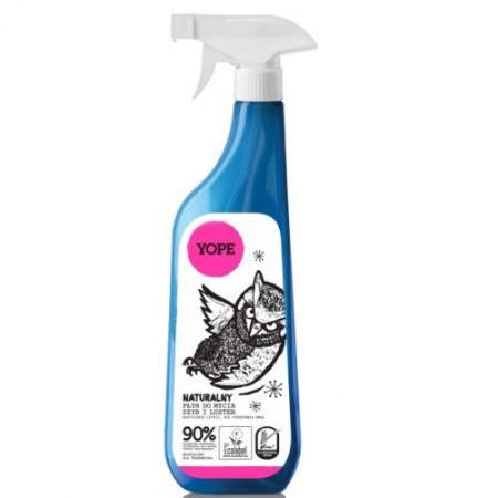 YOPE Płyn Do Mycia Szyb i Luster Bezzapachowy 750 ml